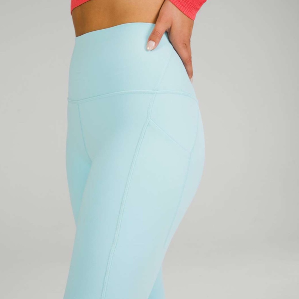 Lululemon Align High Rise Pant 25" in Icing Blue 14 - Picture 2 of 6